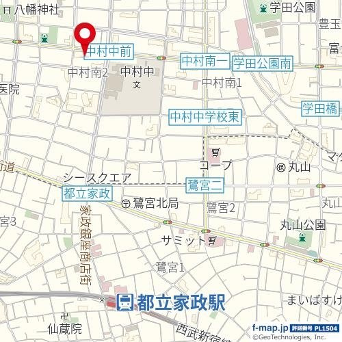 デュオステージ鷺ノ宮の地図