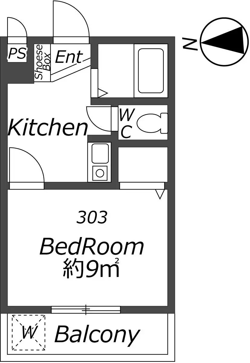 AP721 スカイハイツITO 303の間取り|



