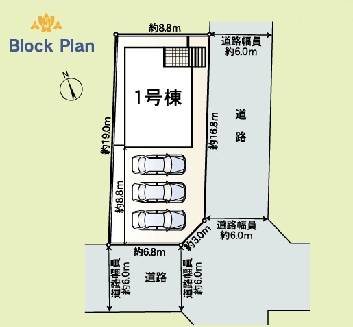 【区画図】 | 沼津市西添町第11　新築一戸建て　全1棟