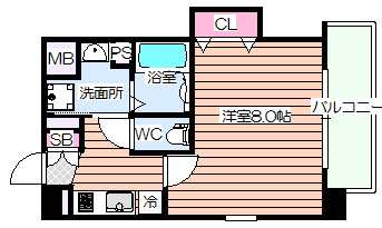 【間取り】 | レオンコンフォート新梅田Ⅲ