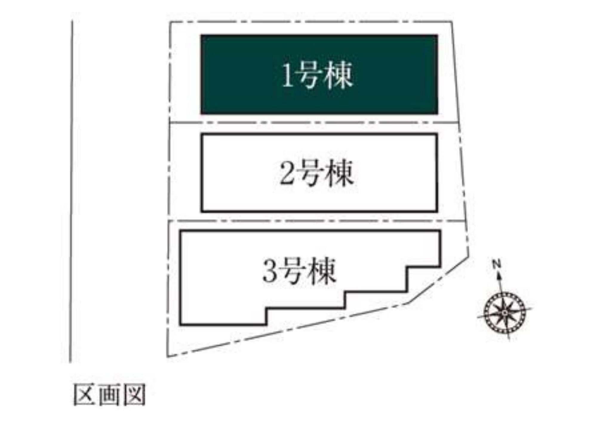 THEパームスコート下井草の区画図