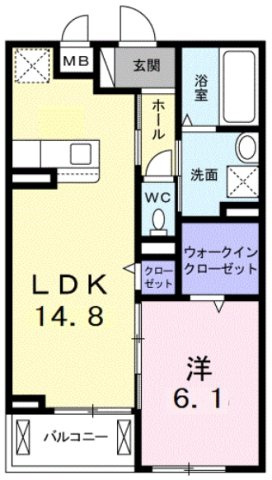 ラフレーズミニョンの間取り
