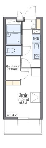 レオパレスすぷりんぐＫの間取り