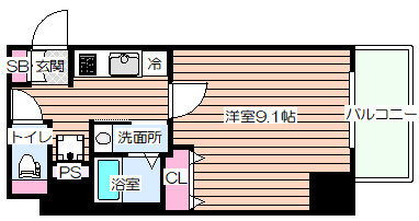【間取り】 | MSR梅田EAST