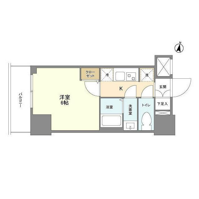 インペリアルフラット武蔵小山の間取り