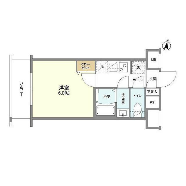 インペリアルフラット武蔵小山の間取り