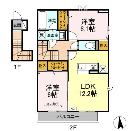 泉区上飯田町AK計画の間取り