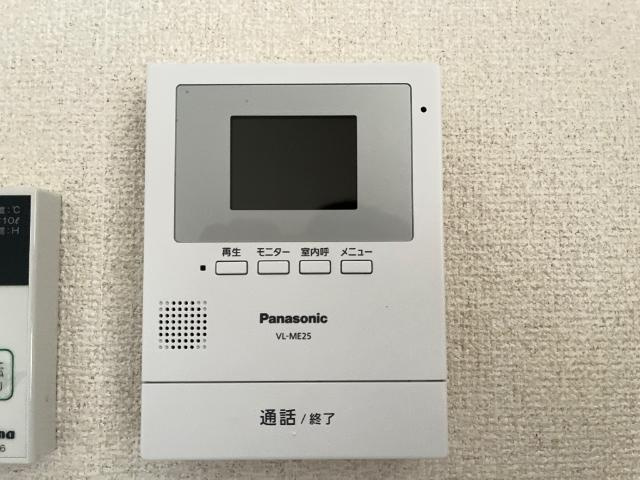 パレス野添Ⅱのセキュリティ|カメラ付インターホン
