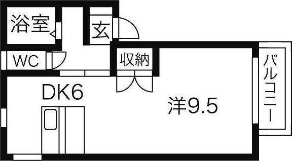 タウンハウスヨシダD棟の間取り