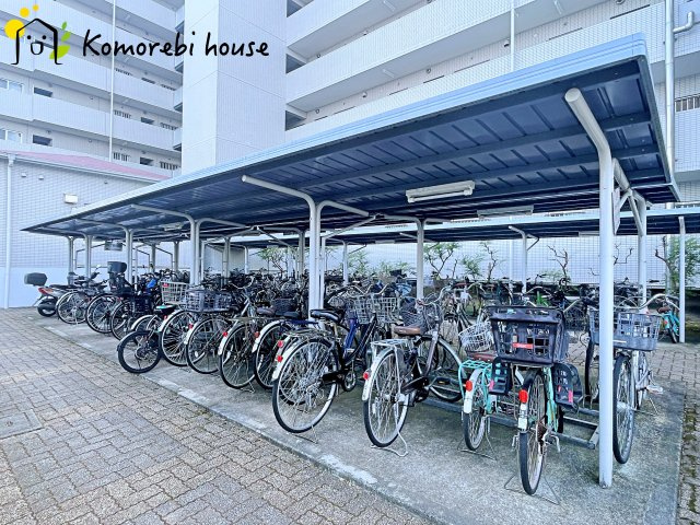 東建ニューハイツ北鴻巣の駐輪場|駐輪場です