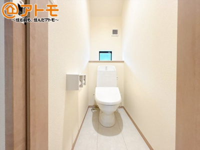 【トイレ】 | 沼津市下香貫2092番　新築一戸建て　全1棟 | 清潔感のあるトイレです！