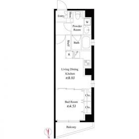 【間取り】 | クラシティ大森山王 | 間取り図
