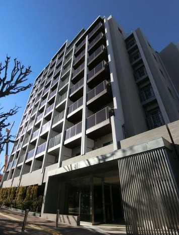 【外観】 | ザ・パークハビオ高円寺レジデンス | 鉄筋コンクリート造のがっちりとした建物。