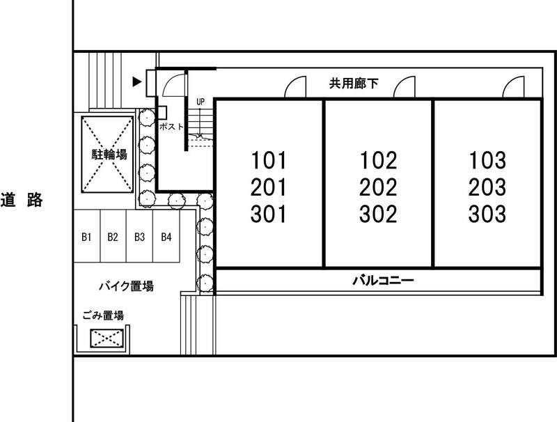 リブリ・宮のその他|エントランスオートロック♪