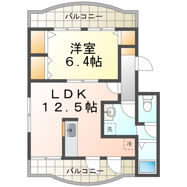 ドエルめぐみの間取り