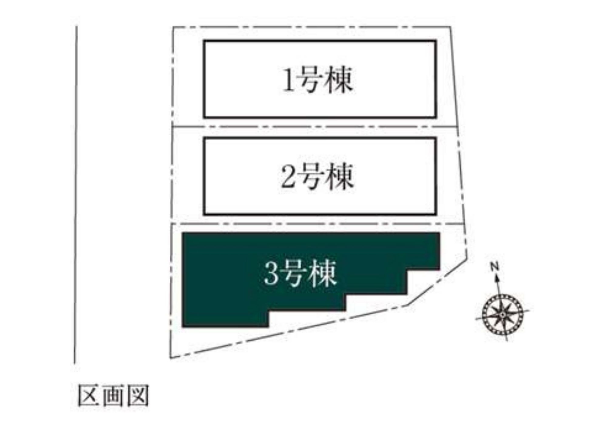 THEパームスコート下井草の区画図