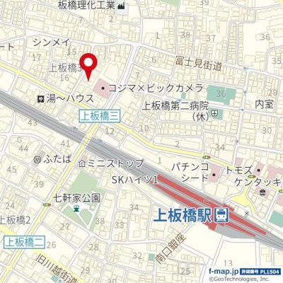 【地図】 | ヴェルステージ上板橋