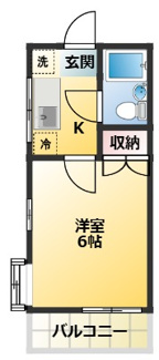 【間取り】 | フラワーハイツI