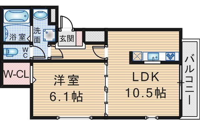 レオン　パッソの間取り