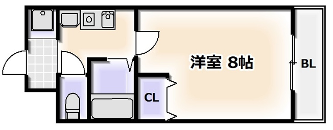 【間取り】 | ルミナール大国町