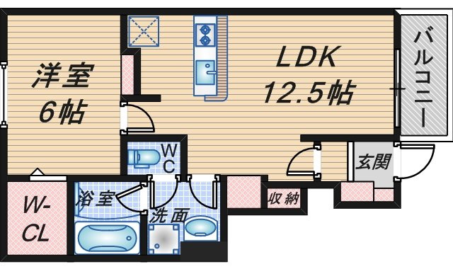 クレメント桜の町の間取り