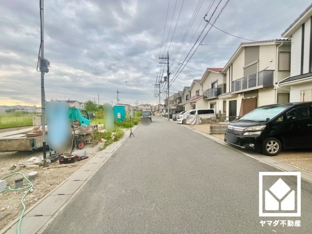 伏見区久我御旅町　31期　20号地の前面道路含む現地写真