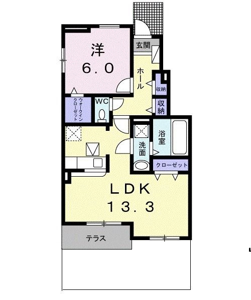ラマニアⅠの間取り