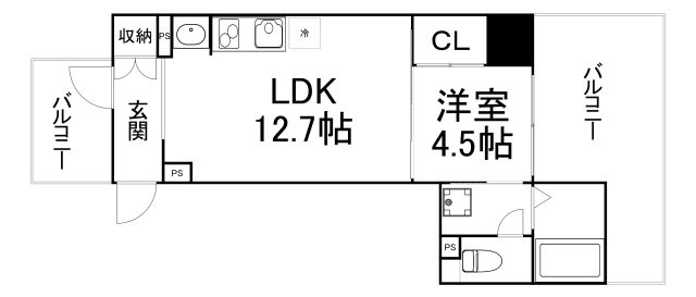 【間取り】 | ブリリアントコートクラージュ
