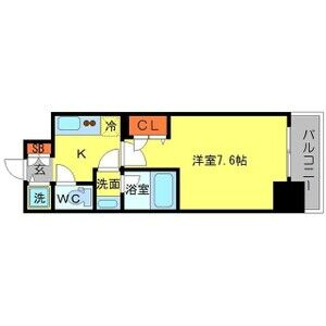 アーデン堺筋本町の間取り