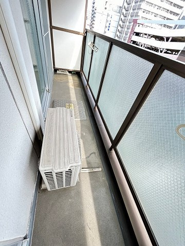 フロントリバー東難波のバルコニー