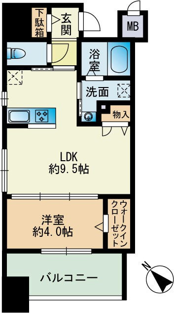 CLUB赤坂レジデンスの間取り