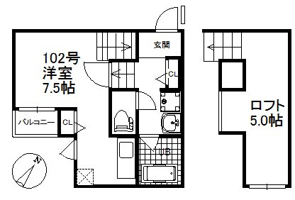 Crane HAKATA PREMIUMの間取り