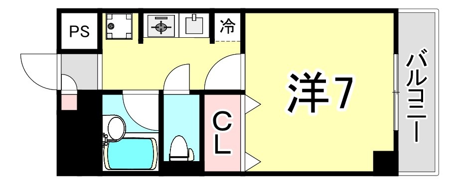 ステラハウス22の間取り