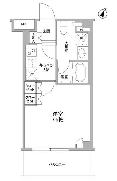 フレアージュ白金台の間取り