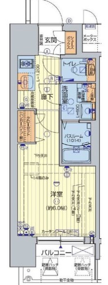 レオンコンフォート難波西Ⅲの間取り