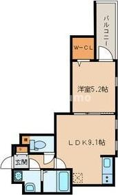 アルヴィータ博多の間取り