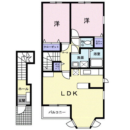 クレールメゾンの間取り|間取図