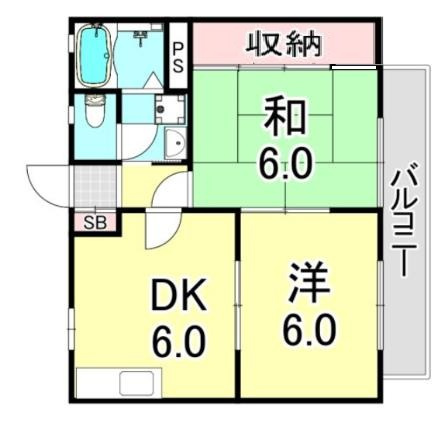 堀切スカイハイツの間取り