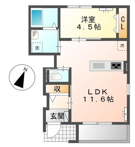 アドヴァンス光の間取り