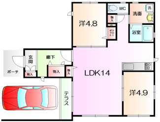 【間取り】 | パレシオン