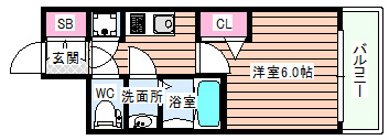 【間取り】 | レジュールアッシュ都島ブリーゼ