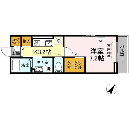 【間取り】 | フィールドライズ町田(フィールドライズマチダ)