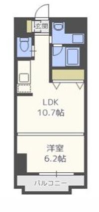 クリスタルブライト天満橋リバーサイドの間取り