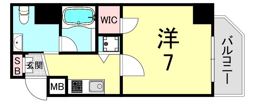 ファーストステージ京町堀レジデンスの間取り