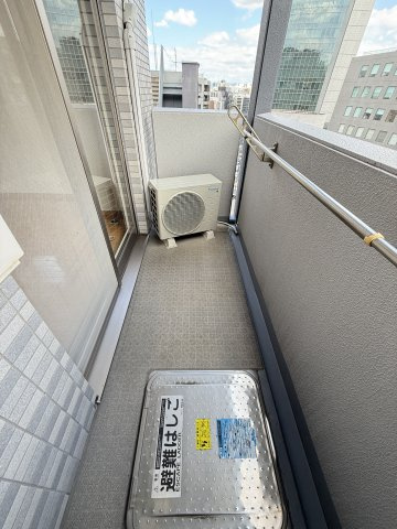 エスリード北浜のバルコニー