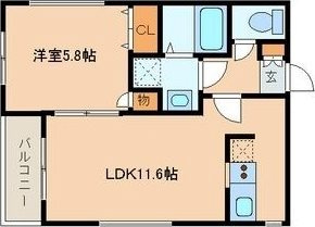 パラディーゾ空港前の間取り