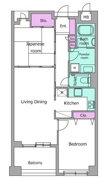レジディア学芸大学の間取り