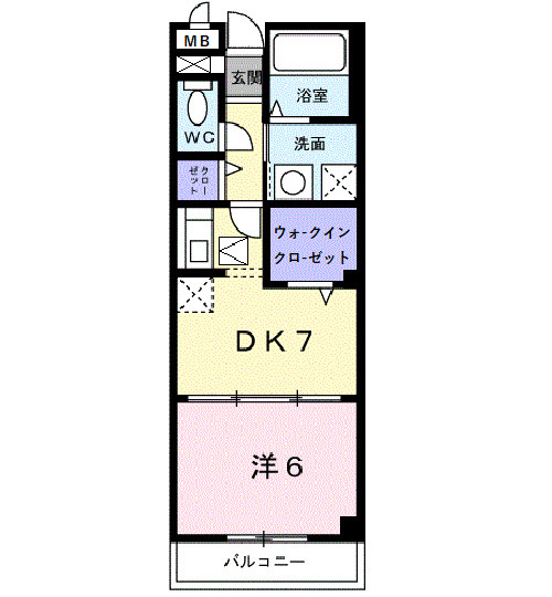 シェアー・イーストの間取り
