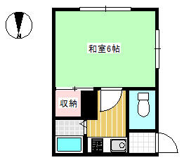 福岡アパートの間取り