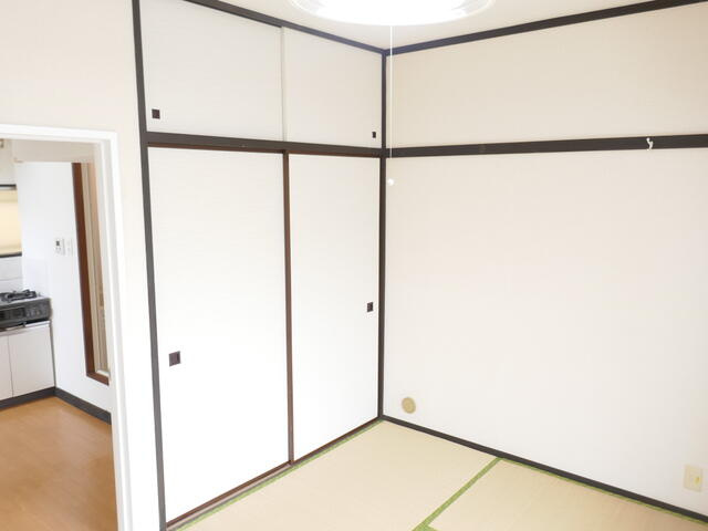 福岡アパートの寝室